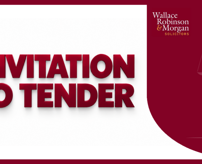 Invitation to Tender | Wallace Robinson & Morgan